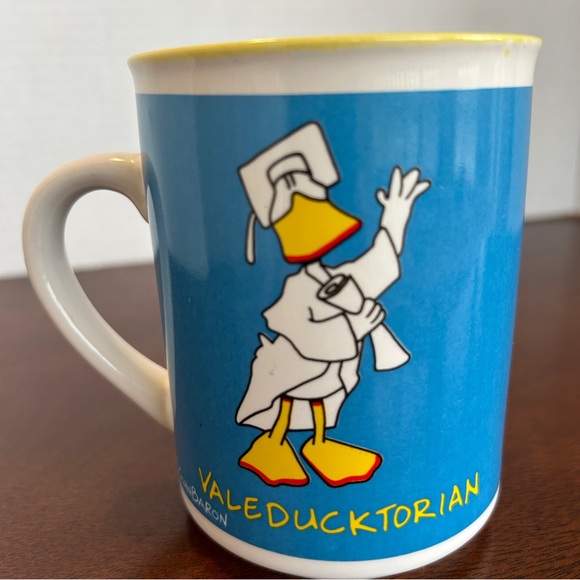 "VALEDUCKTORIAN" DUCKTALES Vintage Coffee Mug 1986 - Picture 2 of 6